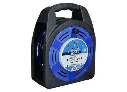 Masterplug Case Reel 240V 13A 4-Socket Thermal Cut-Out 20m Masterplug - RockBottom Northampton