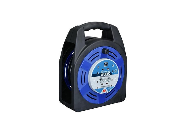 Masterplug Case Reel 240V 13A 4-Socket Thermal Cut-Out 20m Masterplug - RockBottom Northampton