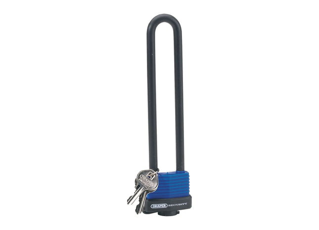 Draper U Bar Extra Long Shackle Lock with 2 Keys 62952 Draper - Town Tools 