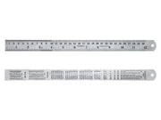 Faithfull Steel Rule 300mm / 12in x 25mm Faithfull - RockBottom Northampton