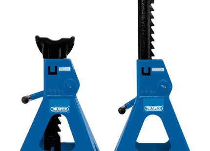 Draper Ratcheting Axle Stands, 3 Tonne (Pair) 30881 Draper - Town Tools 