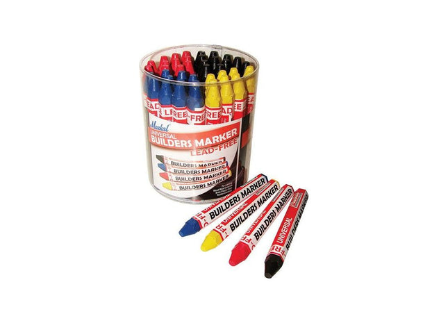 Markal Builder's Marker (Tub 48) Markal - RockBottom Northampton