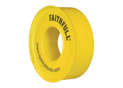 Faithfull P.T.F.E Gas Tape 12mm x 5m White (Pack 10) Faithfull - RockBottom Northampton