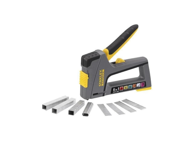 Stanley® Hand Tools FATMAX® 6-in-1 Multi-Purpose Plastic Staple and Brad Nail Gun STANLEY® Hand Tools - RockBottom Nothampton