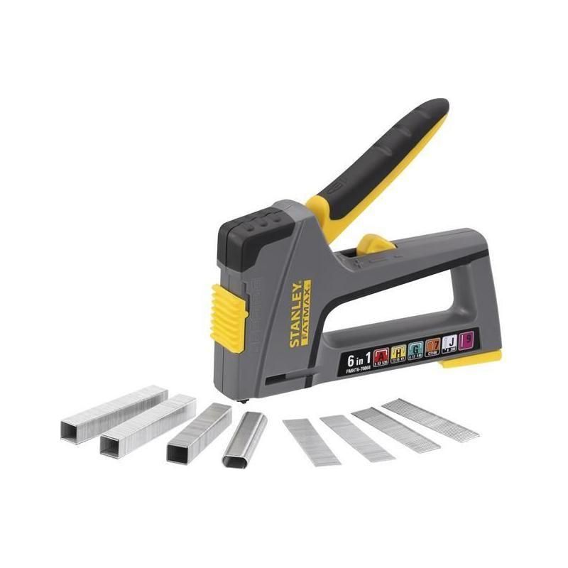 Stanley® Hand Tools FATMAX® 6-in-1 Multi-Purpose Plastic Staple and Brad Nail Gun STANLEY® Hand Tools - RockBottom Nothampton