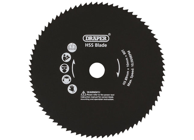 Draper 89mm Metal Cut Blade for Draper Storm Force Mini Plunge Saw 25914 Draper - Town Tools 