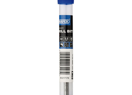 Draper TCT Masonry Drill Bit, 5.5 x 85mm Draper - Town Tools