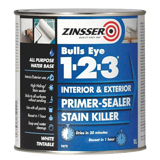 Bulls Eyes Primer-Sealer Stain Killer 1L