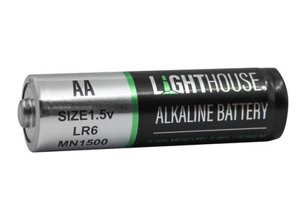 Lighthouse AA LR6 Alkaline Batteries 2400 mAh (Pack 24) Lighthouse - RockBottom Northampton