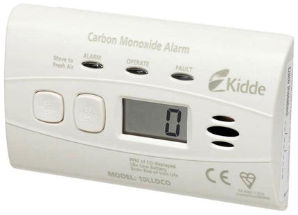 Kidde 10LLDCO 10-Year Sealed Battery Digital Carbon Monoxide Alarm Kidde - RockBottom Northampton
