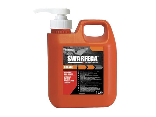 Swarfega Orange Hand Cleaner Pump Bottle 1 litre Swarfega� - RockBottom Nothampton