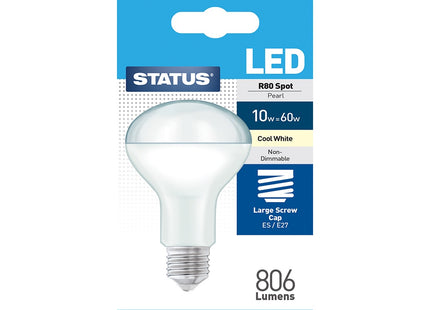 R80 10W ES Cool White