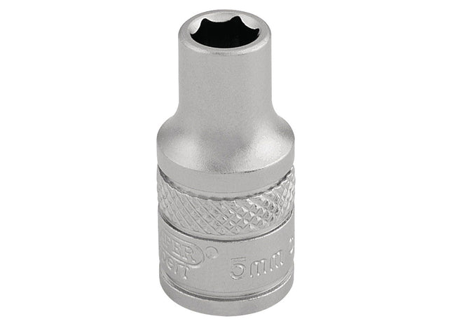 Draper Socket, 1/4" Sq. Dr., 5mm 16508 Draper - Town Tools 