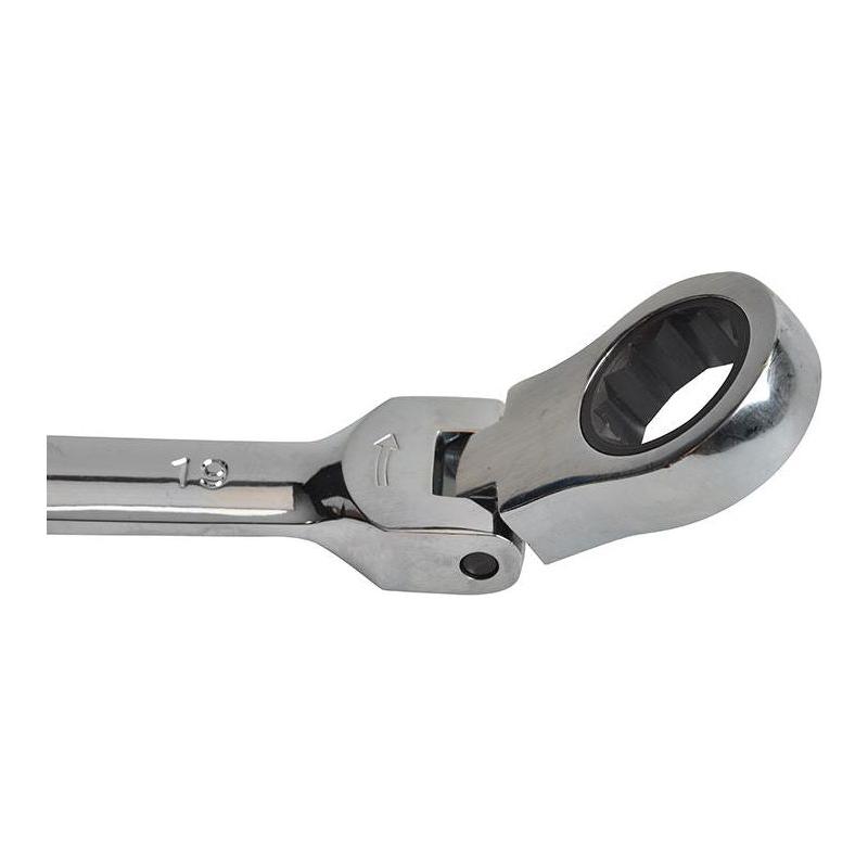 Faithfull Ratchet Combination Spanner Flex Head CV 13mm Faithfull - RockBottom Northampton