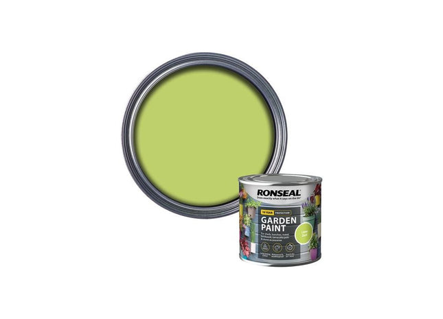 Ronseal Garden Paint Lime Zest 250ml Ronseal - RockBottom Nothampton