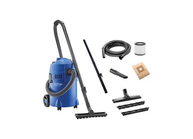 Nilfisk Buddy II Wet & Dry Vacuum & Blow Function 18 litre 1200W 240V Nilfisk - RockBottom Nothampton