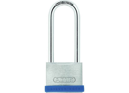 Abus Mechanical 40mm Silver Rock™ 5 Padlock Long Shackle 63mm ABUS Mechanical - RockBottom Northampton 