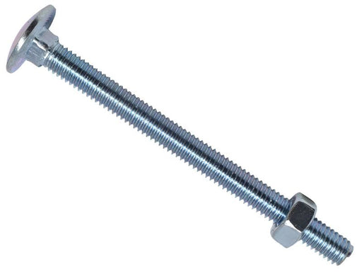 METALMATE Cup Square Hex Bolt & Nut ZP M6 x 75mm Box 25 METALMATE� - RockBottom Northampton