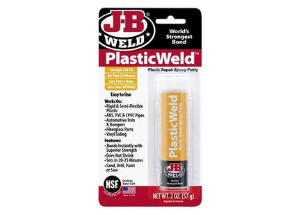 J-B Weld PlasticWeld™ Epoxy Putty 57g J-B Weld - RockBottom Northampton