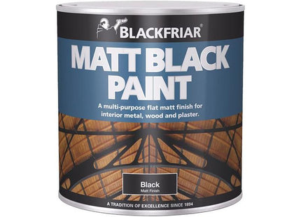 Blackfriar Matt Black Paint 500ml Blackfriar - RockBottom Northampton