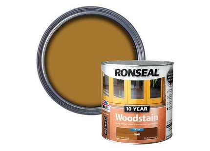 Ronseal 10 Year Woodstain Oak 750ml Ronseal - RockBottom Nothampton
