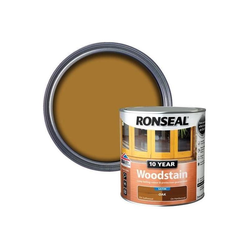 Ronseal 10 Year Woodstain Oak 750ml Ronseal - RockBottom Nothampton