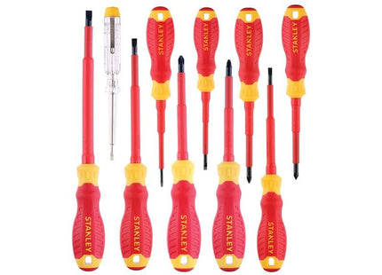 Stanley® Hand Tools FatMax® VDE Insulated Screwdriver Set, 10 Piece STANLEY® Hand Tools - RockBottom Nothampton