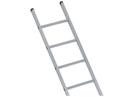 Zarges Industrial Single Aluminium Ladder with Stabiliser Bar 4.73m 16 Rungs Zarges - RockBottom Northampton