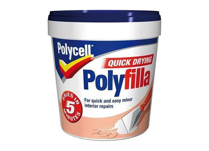 Polycell Multipurpose Quick Drying Polyfilla Tub 1kg Polycell - RockBottom Nothampton