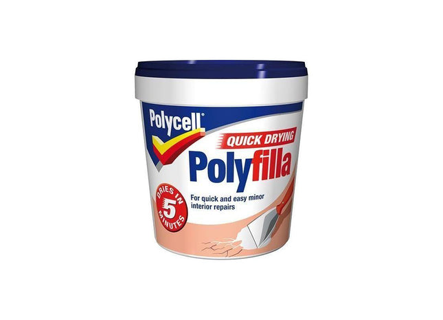 Polycell Multipurpose Quick Drying Polyfilla Tub 1kg Polycell - RockBottom Nothampton