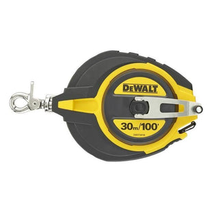 Dewalt Steel Long Tape Measure 30m/100ft (Width 12mm) Dewalt - RockBottom Northampton