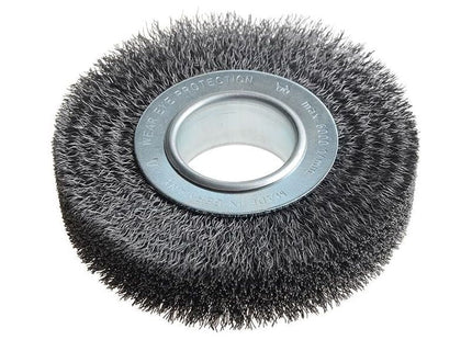 Lessmann Wheel Brush D125mm x W29-31 x 40 Bore Steel Wire 0.30 + Adaptors Set 2 Lessmann - RockBottom Northampton