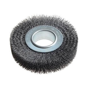 Lessmann Wheel Brush D125mm x W29-31 x 40 Bore Steel Wire 0.30 + Adaptors Set 2 Lessmann - RockBottom Northampton