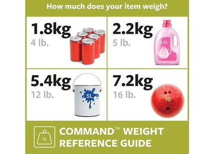 Command™ Picture Hanging Strips Set, Medium & Large (Pack 12) Command™ - RockBottom Northampton