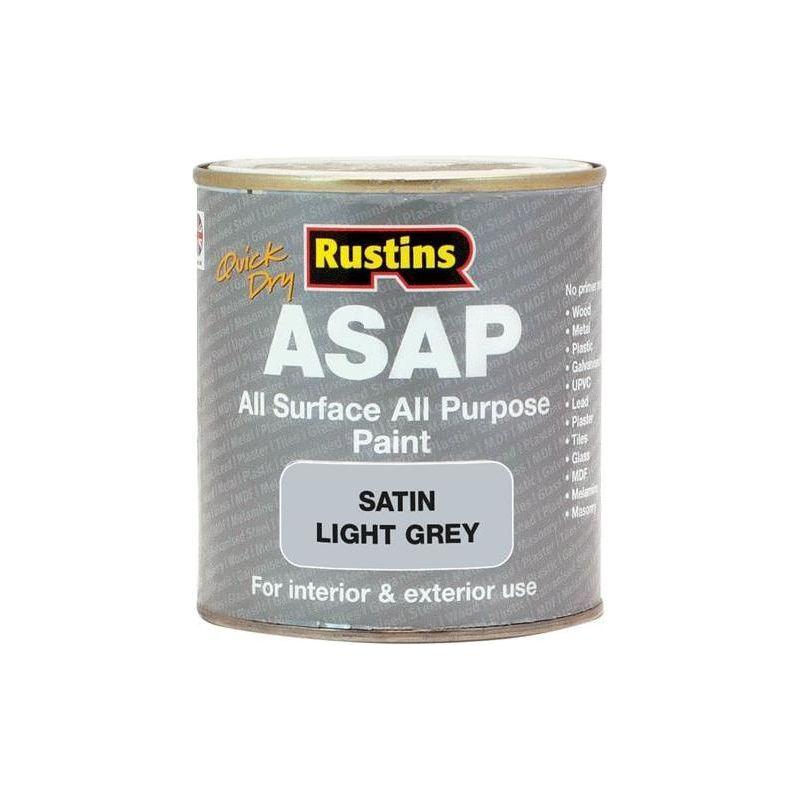 Rustins ASAP Paint Light Grey 250ml Rustins - RockBottom Nothampton