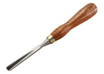 Faithfull V-Straight Parting Carving Chisel 9.5mm (3/8in) Faithfull - RockBottom Northampton