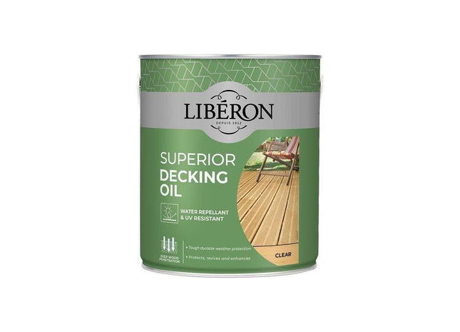 Liberon Superior Decking Oil Clear 2.5 litre Liberon - RockBottom Northampton
