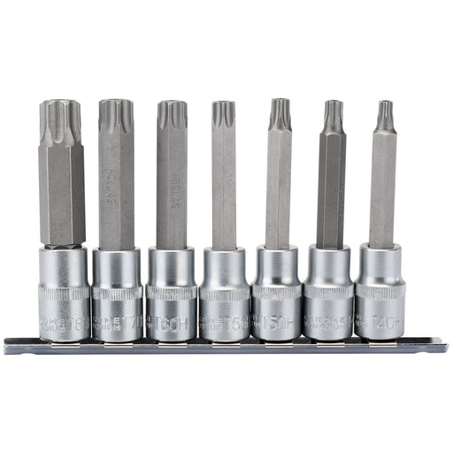 Draper TX-STAR Security Socket Bit Set, 1/2" Sq. Dr., 100mm (7 Piece) Draper - Town Tools 