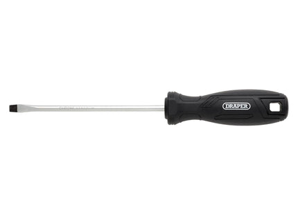 Draper Slotted Hard Grip Screwdriver, 5.5 x 125mm Draper - Town Tools