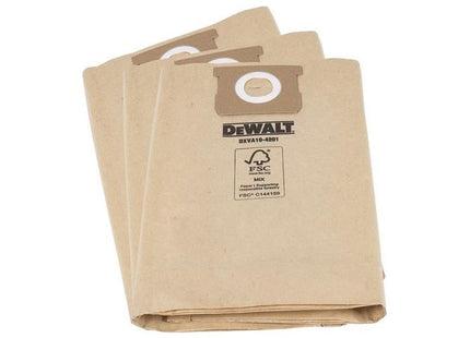 Dewalt Vacuum DXVA19-4201 Dust Bag (Pack 3) DEWALT Vacuum - RockBottom Northampton