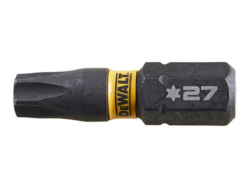 DeWALT Power Tools EXTREME FlexTORQ Bits T27 x 25mm (Pack 5) DeWALT Power Tools - RockBottom Northampton