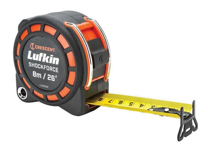 Crescent Lufkin® Shockforce Dual-Sided Tape 8m/26ft (Width 30mm) Crescent Lufkin® - RockBottom Northampton