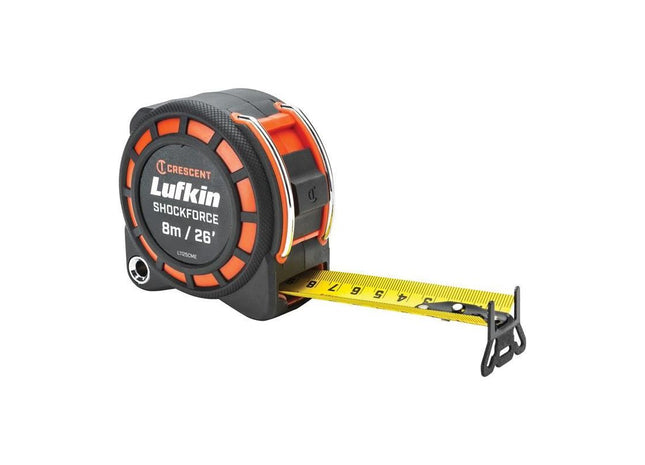 Crescent Lufkin® Shockforce Dual-Sided Tape 8m/26ft (Width 30mm) Crescent Lufkin® - RockBottom Northampton