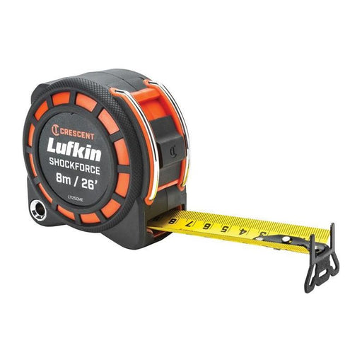 Crescent Lufkin® Shockforce Dual-Sided Tape 8m/26ft (Width 30mm) Crescent Lufkin® - RockBottom Northampton