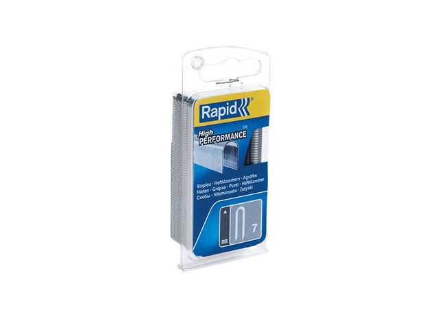 Rapid 7/12mm Cable Staples (Narrow Box 960) Rapid - RockBottom Nothampton