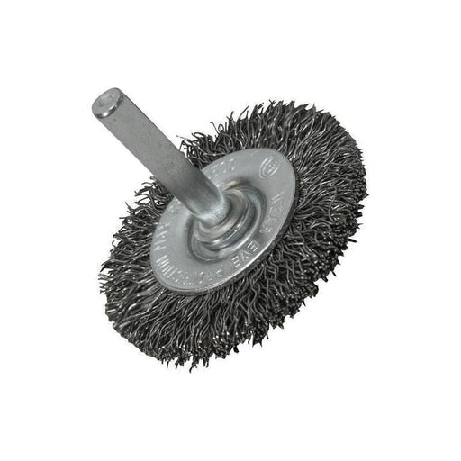 Faithfull Wire Brush 50mm x 6mm Shank, 0.30 Wire Faithfull - RockBottom Northampton