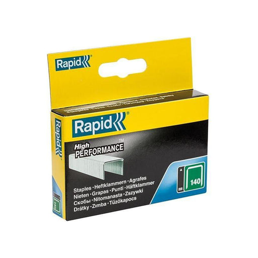 Rapid 140/14 14mm Galvanised Staples (Box 2000) Rapid - RockBottom Nothampton