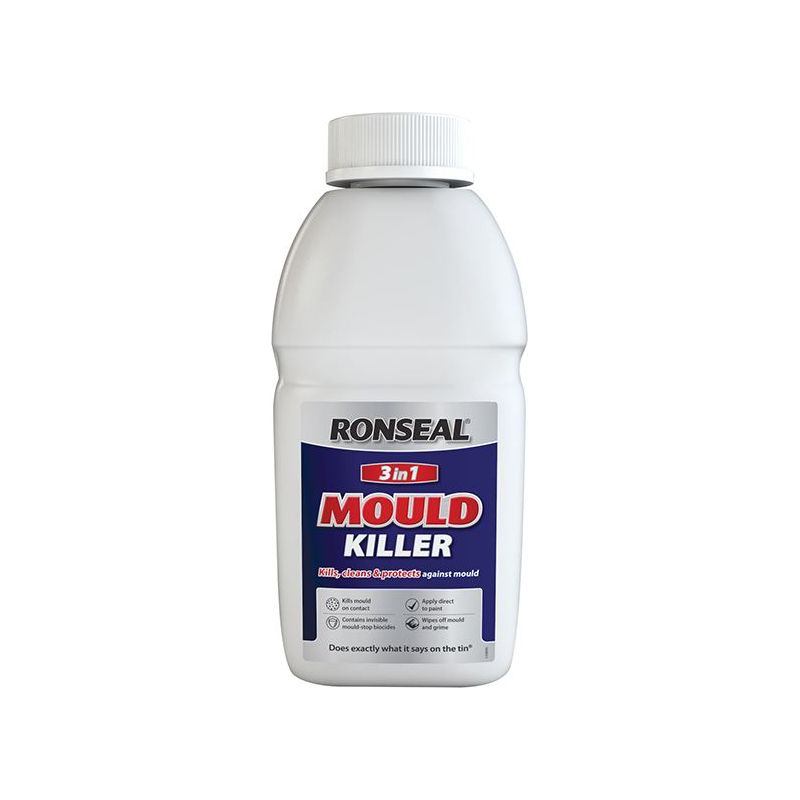 Ronseal 3-in-1 Mould Killer Bottle 500ml Ronseal - RockBottom Nothampton