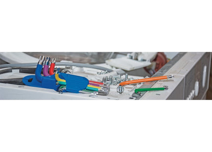 Draper TX-STAR Metric Coloured Short Arm Key Set (9 Piece) 66135 Draper - Town Tools 