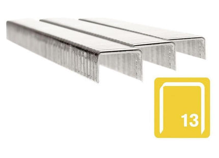 Rapid 13/6 6mm Stainless Steel 5m Staples (Box 2500) Rapid - RockBottom Nothampton